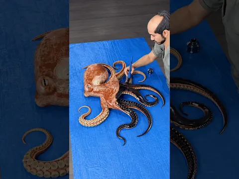 Paint அடிக்கப்பட்ட மீன்கள் 🤯 #tamil #animation #stories #shorts #octopus #fishes #printing #evidence