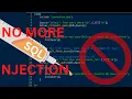 How to secure PHP code to prevent SQL injection AoC2022 DAY16