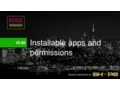 EdgeConf 4 Installable Web Apps and Permissions
