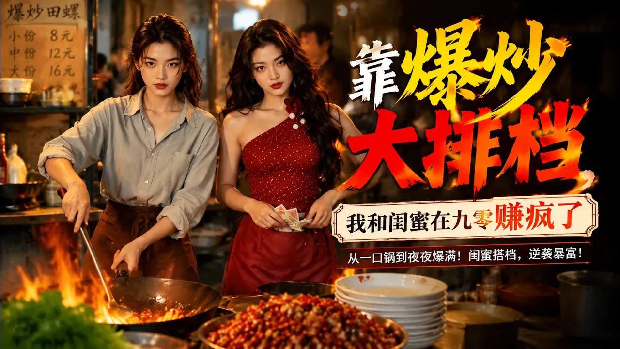 靠爆炒大排档,我和闺蜜在九零赚疯了