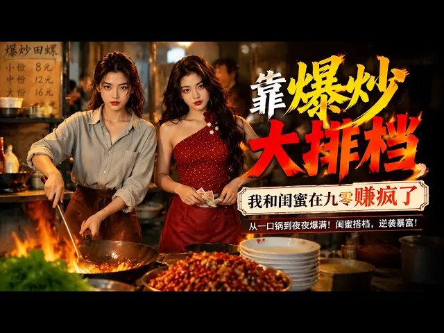 靠爆炒大排档,我和闺蜜在九零赚疯了