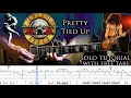 Download Lagu Guns N' Roses - Pretty Tied Up guitar solo lesson (with tablatures and backing tracks)