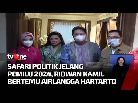 Safari Politik, Airlangga Hartarto Lakukan Pertemuan Tertutup dengan Ridwan Kamil