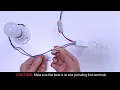 Thinkbee Wireless Light Switch Installation with New Wire Connectors