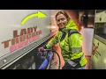 Lagu Life In My Truck as a Lady Driver 💄👧  Ankle - deep mud, 800L FUEL and Night Drive 🚛💤  (silent vlog)