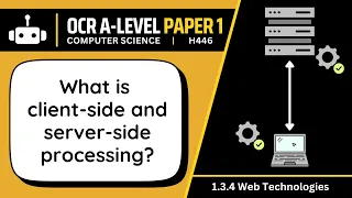 Client-Side Server-Side Processing 3 4d OCR A-Level Computer Science