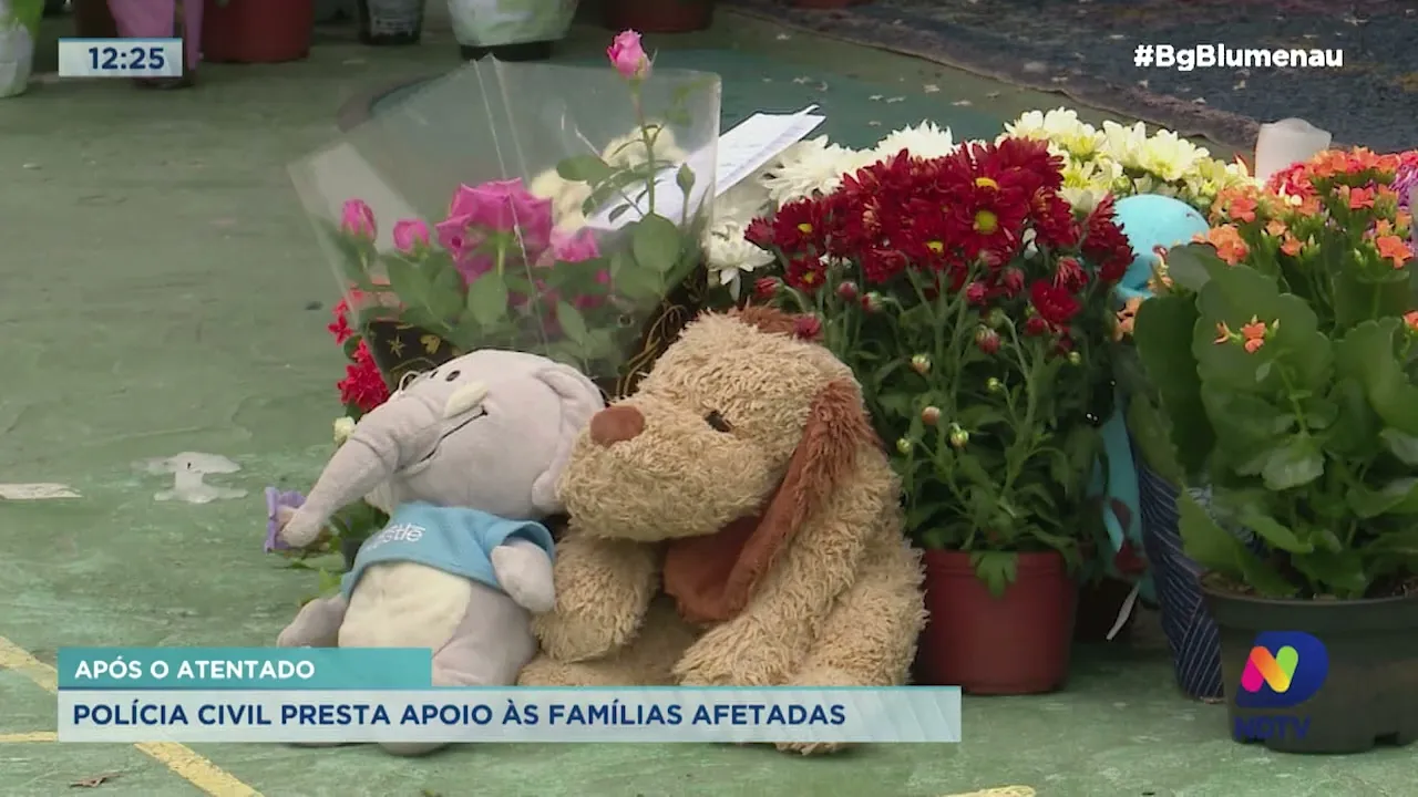 Polícia Civil presta apoio às famílias afetadas pelo atentado em creche