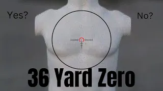 Is a 36 yard Zero the best for your AR-15