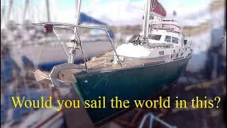 Is this the best Steel Sailing Yacht ever designed? The DUDLEY DIX 38 Pilothouse