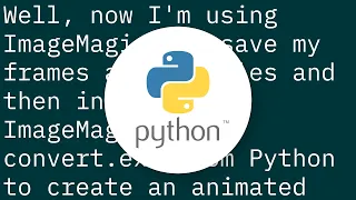 Programmatically generate or animated GIF in Python