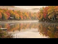 3 Hours of Peaceful Piano Music Autumn Lake Views for Relaxation Sleep Study