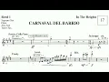 Reed 1 (Flute, Sop/Alto/Tenor Sax) Sheet Music | "Carnaval Del Barrio" | In The Heights