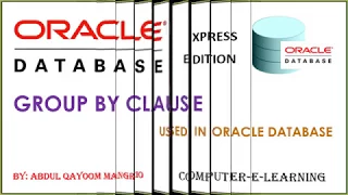 Group By Clause Oracle Database XE Tutorial Computer e Learning
