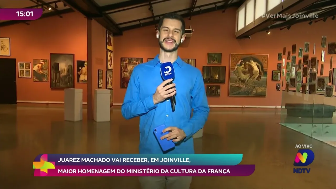 Orgulho joinvilense: Ministério da Cultura da França homenageia Juarez Machado