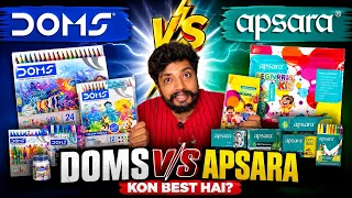 Doms v/s Apsara Colours Kit | Which One Is Best And Which One You Should Buy