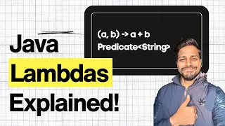Java Lambda Expressions Explained in 15 Minutes Functional Interfaces Interview Guide