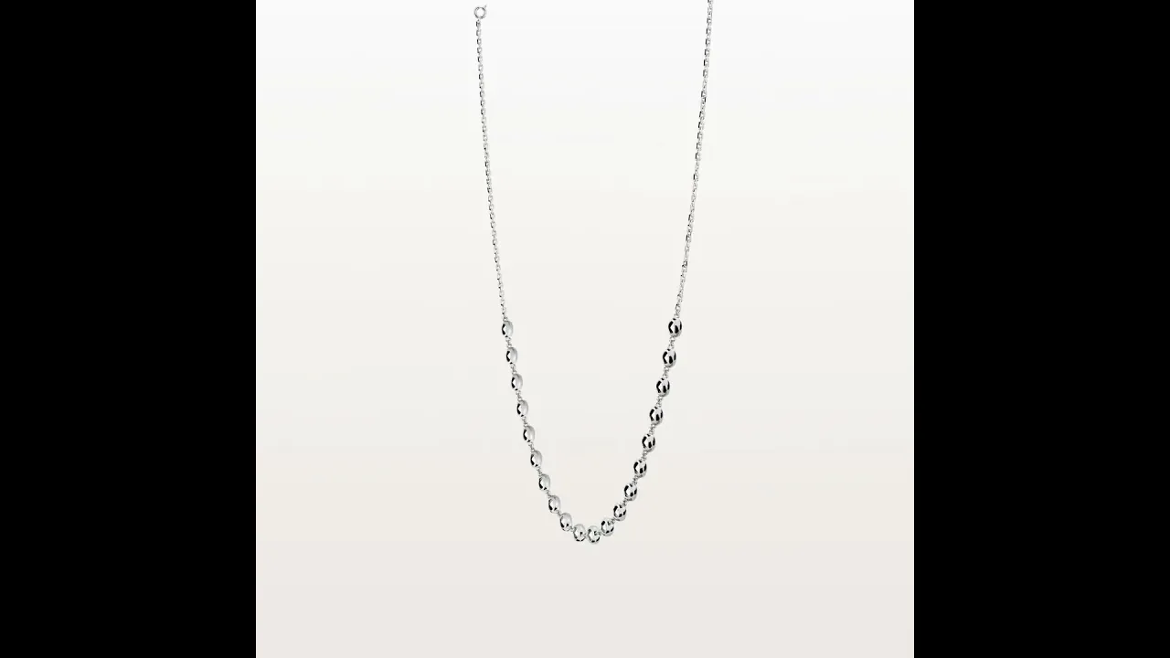 Just Right | Floating Diamond Arc Necklace