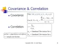 Covariance Correlation in Statistics Data Analysis Lectures Ash Pahwa