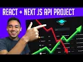 Bitcoin Cryptocurrency Finance Price Tracker App - React Next JS API Project Tutorial