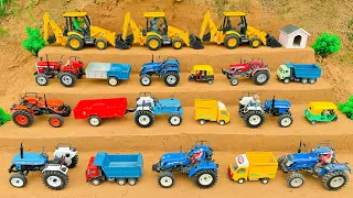 jcb tractor video | Mini tractor trolley parking video | jcb tractor | jcb cartoon | tractor gadi