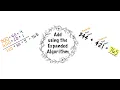 Add using the Expanded Algorithm Third Grade