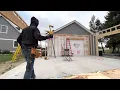 Day 5 DIY Menards Garage addition