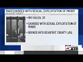 Beaufort Co man charged with crimes involving explicit images of child
