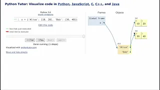three object nesting options pythontutor com