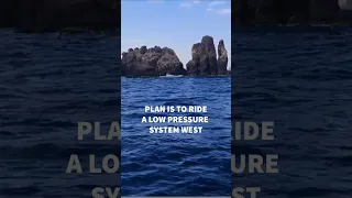 Riding a low pressure system #sailing #windedvoyage #africa