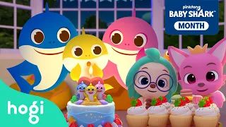 Sing Along with Shark Family🎶 | Colors for Kids | Kids Song | Dinosaurs | Kids Play | Hogi Pinkfong