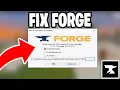 How To Fix Forge Not Installing - Tutorial