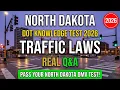 North Dakota DMV Traffic Laws Practice Test 2026 50 Must-Know Permit Test Questions
