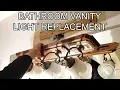How to Replace a Bathroom Vanity Light Fixture Mid-Century Remodel Part