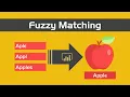 Data Science Fuzzy Matching Webinar