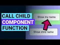 Call Child Component Function in React js