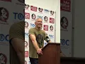 FSU football head coach Mike Norvell recaps FSU s practice on
