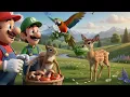 Italian Chef Brothers Cook Fresh Veggies with Cute Animals Fun AI Kids Short