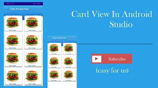 card view in android studio grid layout in android studio easy for us