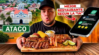 📱VISITAMOS el MEJOR RESTAURANTE de ATACO SEGÚN LA IA *¿vale la pena?* 🤔