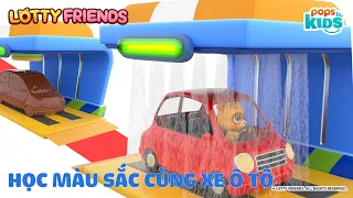 Học về màu sắc cùng xe ô tô | LOTTY FRIENDS | Học màu sắc