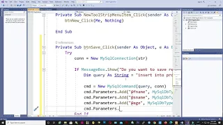 VB Net and MySQL MariaDB Part 3 Inserting Record in the Database