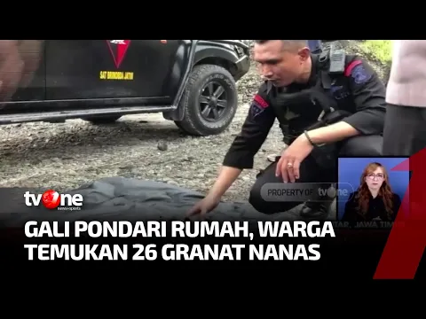 26 Granat Nanas Temuan Warga di Blitar Diledakan Petugas