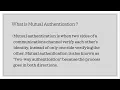 Mutual Authentication