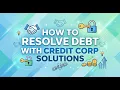 Resolving debt with Credit Corp Solutions