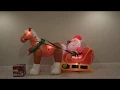 Gemmy New For 2018 Lowes Christmas Airblown Inflatable Clydesdale Horse Santa Sleigh Scene Blow Up