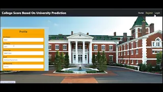 College score based University rank Prediction using machine learning and Flask web application