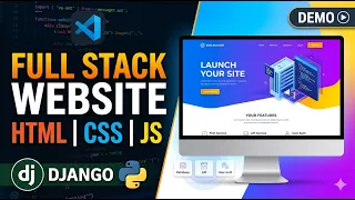 The 100 Full-Stack Python Django Build HTML CSS JS VS Code - FREE Tutorial