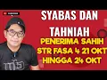 Lagu SYABAS! INI PENERIMA SAHIH STR FASA 4 MULAI 21 OKT HINGGA 24 OKT 2025.
