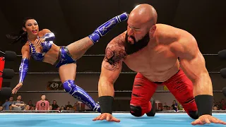 Xia Li vs Braun Strowman - WWE 2K22 Intergender match