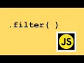 Filter Method JavaScript Quick Easy JavaScript for React